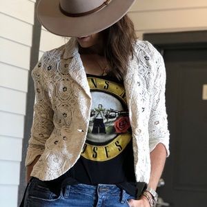 🔥Cynthia Rowley lace jacket